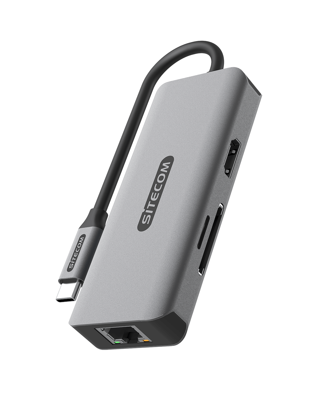 Sitecom 6 in 1 USB-C LAN Multiport Adapter