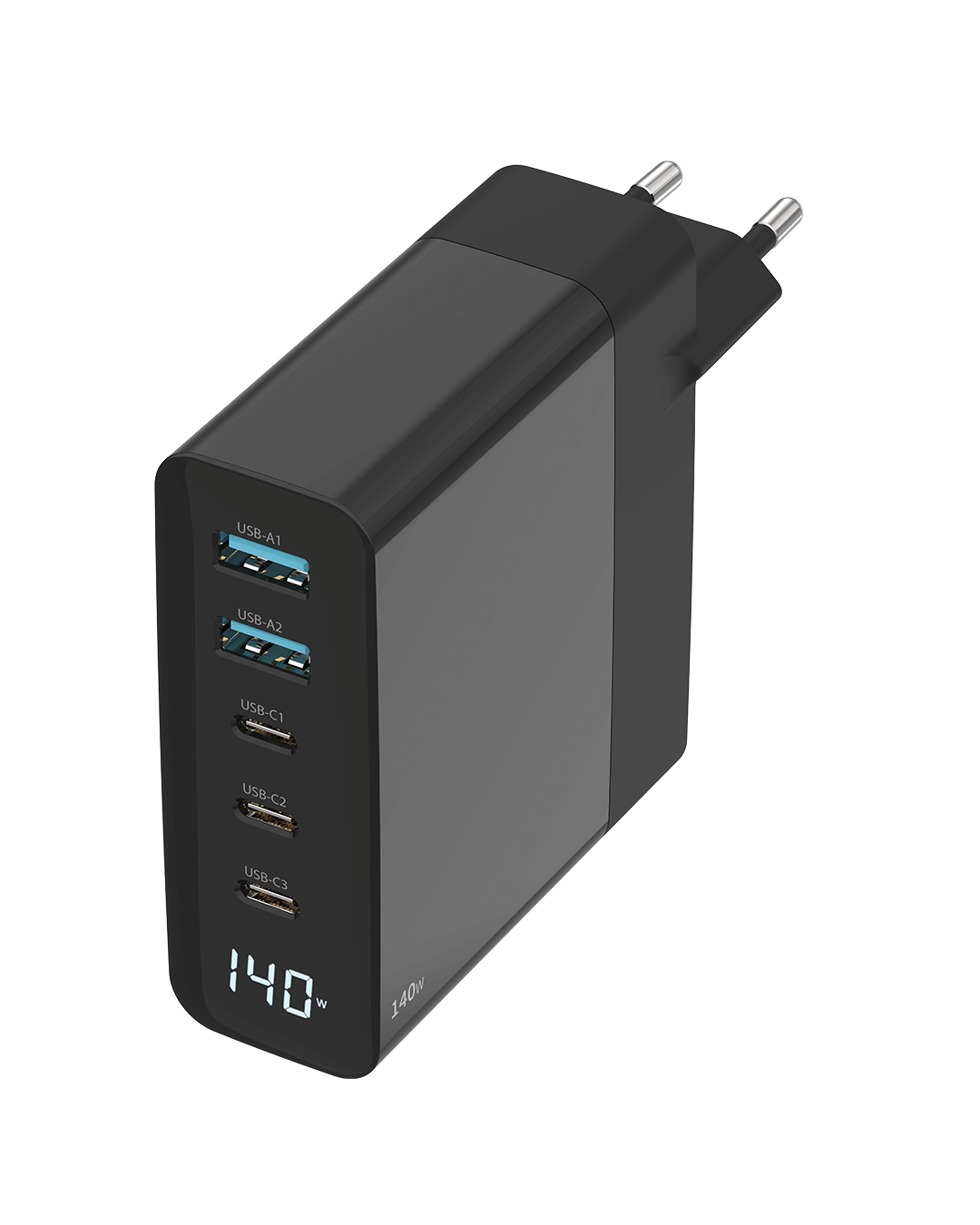 Sitecom 140W GaN Power Delivery Wall Charger with LED display