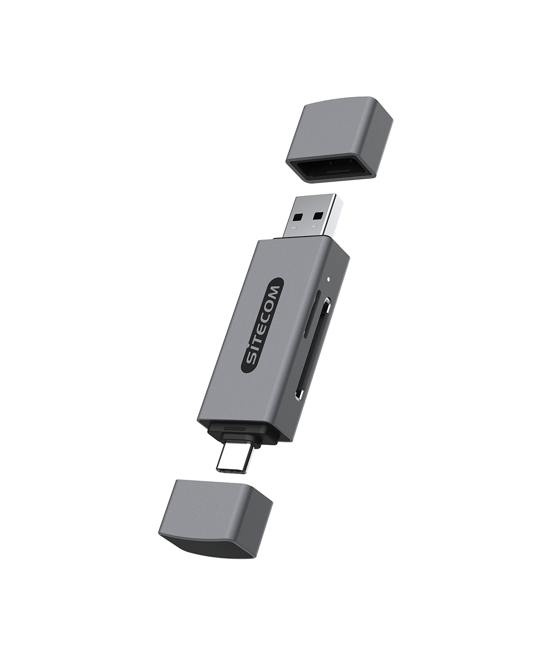 Sitecom USB-A + USB-C Stick Card Reader (104MB/s)