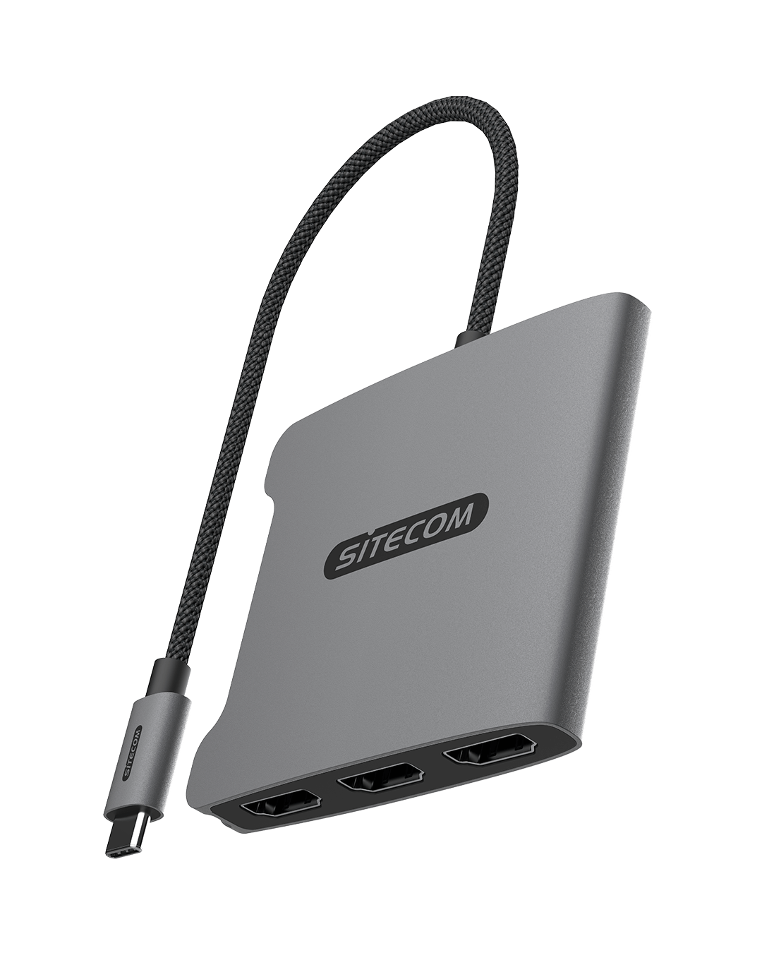 SITECOM Adaptateur USB-C - Ethernet - HDMI + USB-HUB 3.0 2 ports